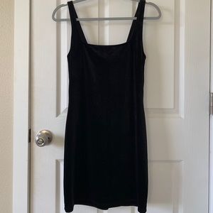 NWT Black Velvet Dress